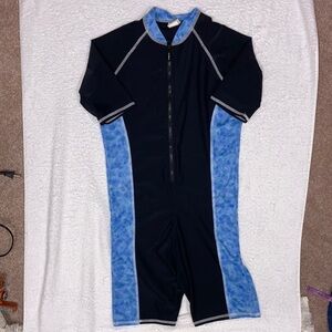 Ll bean boys sun and surf bodysuit swimsuit size large